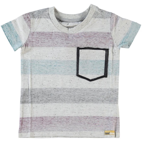 moodstreet t-shirt multi stripe