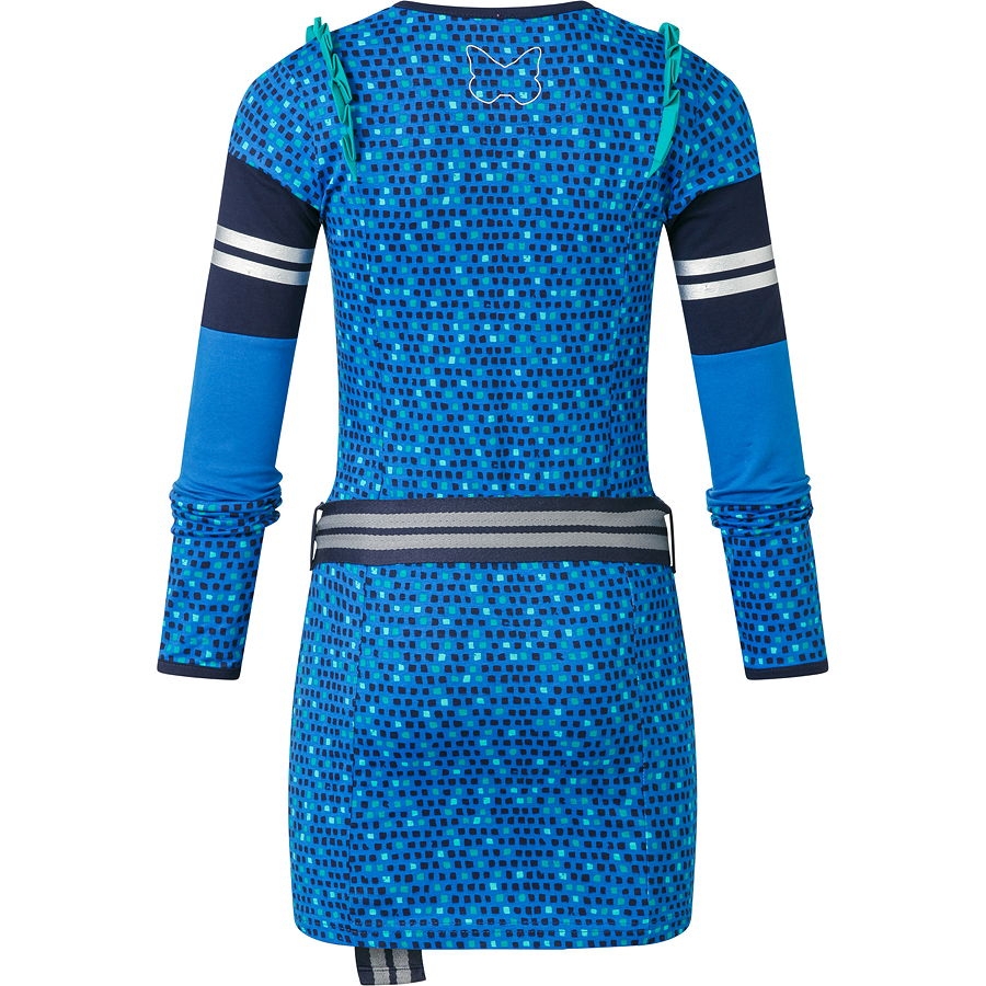 Chaos and Order longsleeved jerseydress Maartje kobalt