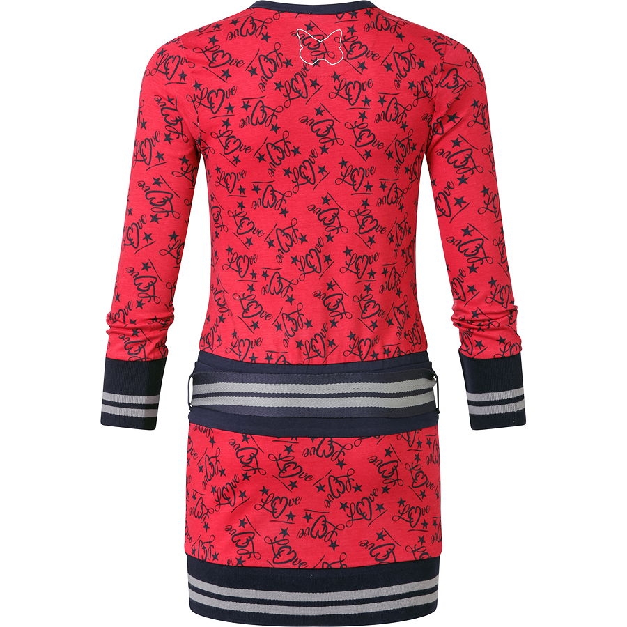Chaos and Order longsleeved jerseydress Maira red