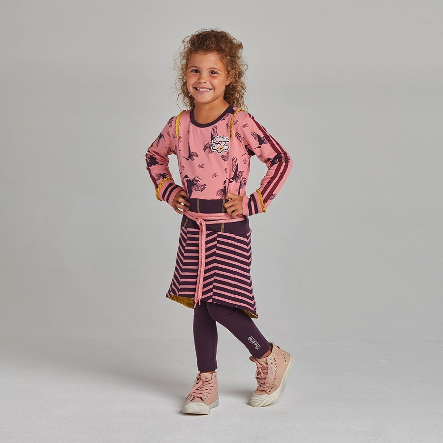 Chaos and Order longsleeved jerseydress Marijn rose