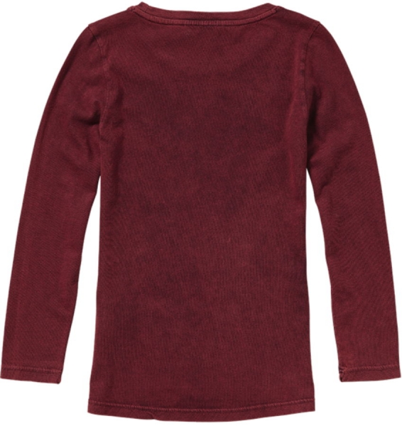 Vingino text longsleeve Joliena aubergine red