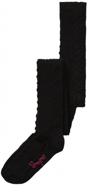 Vingino basic cable knit tights Vallatina black