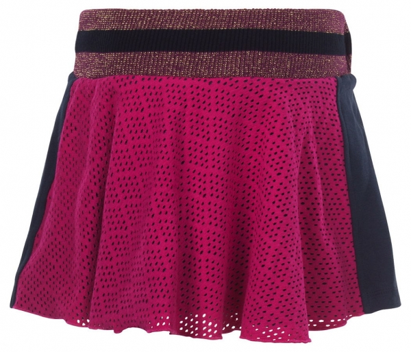 Ninni Vi skirt jacquard lace pink/beet root purple
