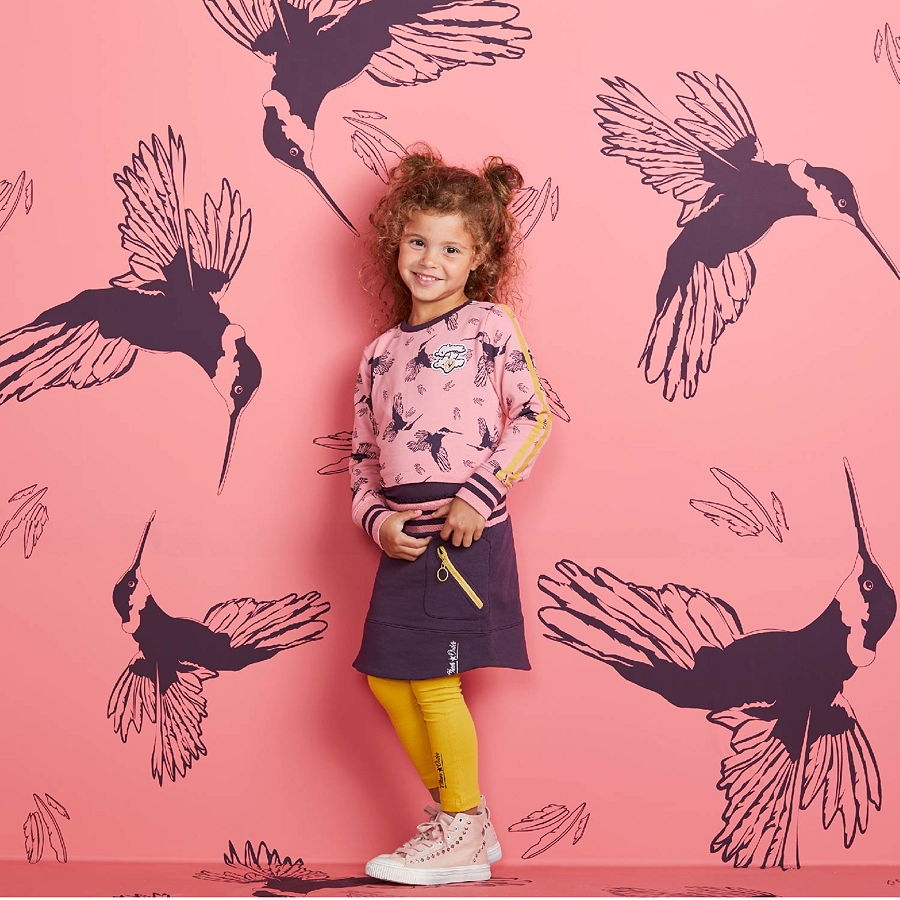 Chaos and Order jersey skirt Roos wine