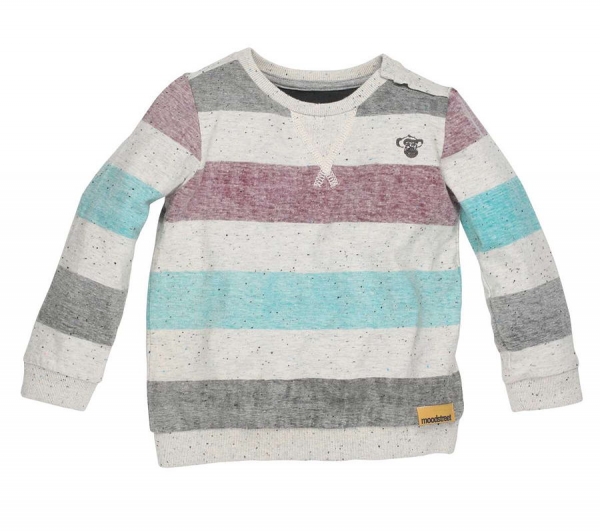 moodstreet Mini boys Sweatshirt multi stripe