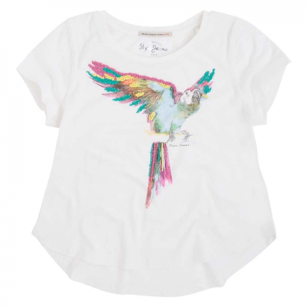 Pepe Jeans t-shirt Carina JR factory white