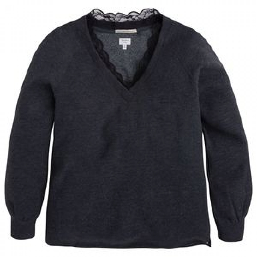 Pepe Jeans Teen fluid sweatshirt Sonia graphite