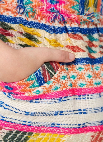 Pepe Jeans embroidered ethno skirt Salma JR multi