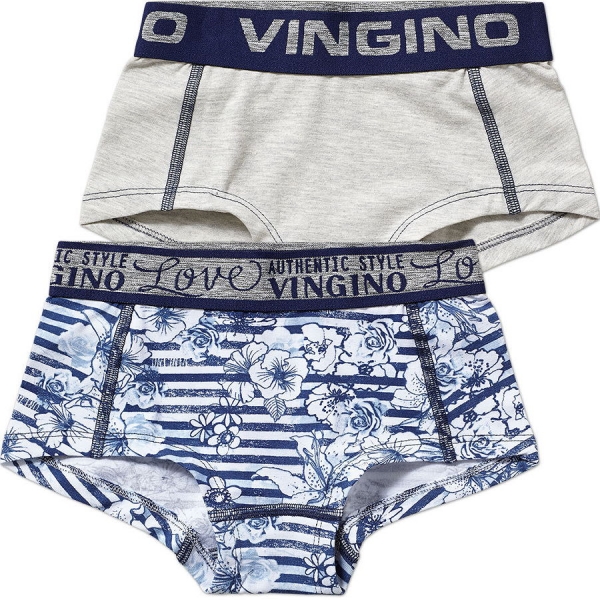 Vingino 2-pack underwear/panties/shorties Blue Island mulitcolor blue