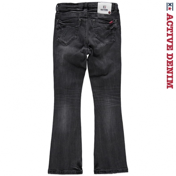 Blue Rebel girls bootcut denim pants Diamond albany wash