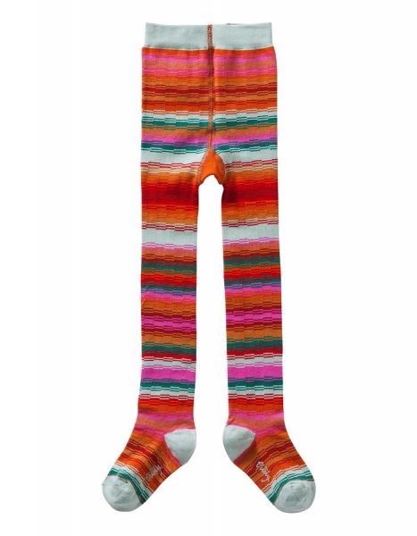 Oilily tights Machu multicoloured stripe yellow