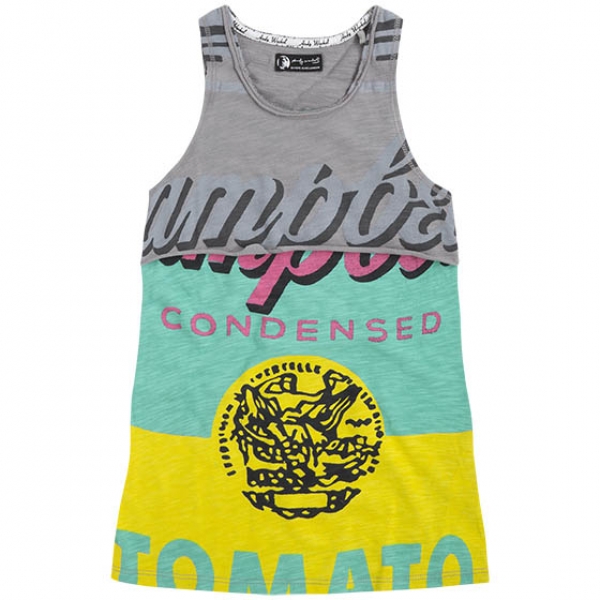 Andy Warhol by Pepe Jeans a-line tanktop Fame grey