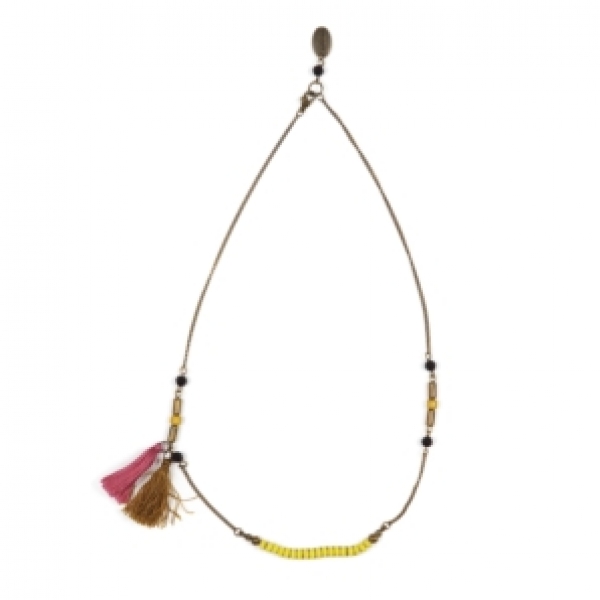Catimini actua Princesse Amérindienne necklace absinthe