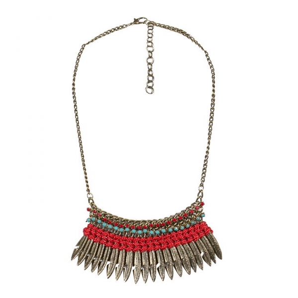 Chipie Jeans/Woman Entre deux Jeans necklace Brigant antic brass
