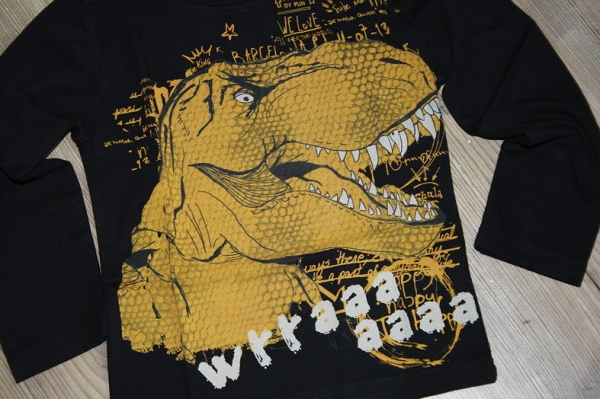 DeSigual dino-world longsleeve Higi negro