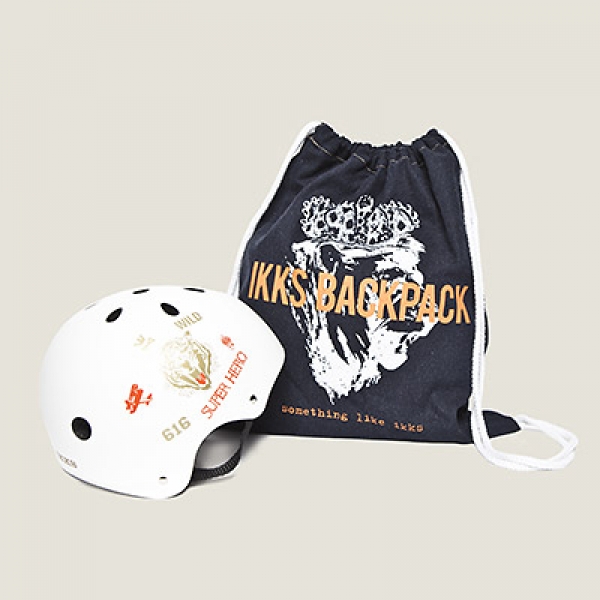 IKKS - Riding to school - Skateboard helmet blanc