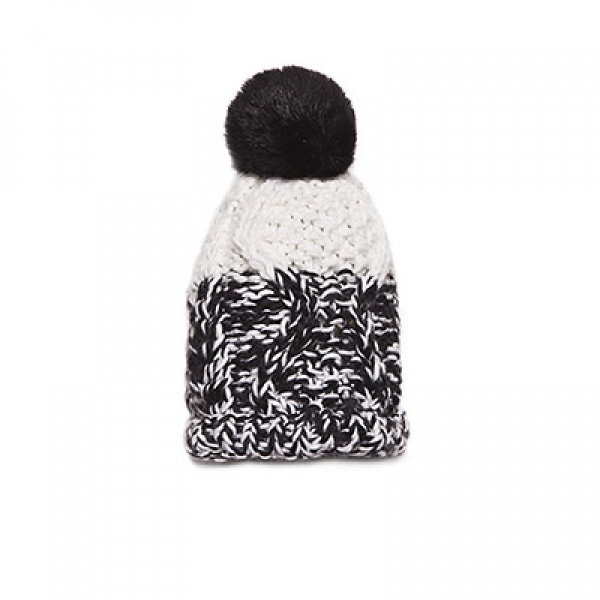 WAY by IKKS Girly Biker knitted hat gris chiné