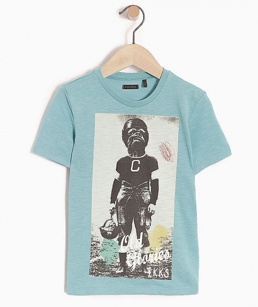 IKKS garcon back to summer t-shirt turquoise