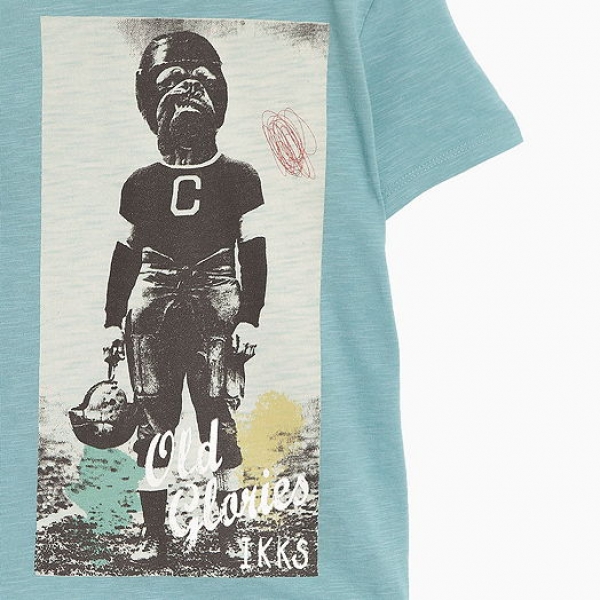 IKKS garcon back to summer t-shirt turquoise