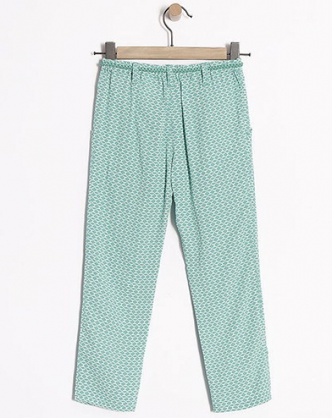 IKKS city couleur loose fit pants glacier