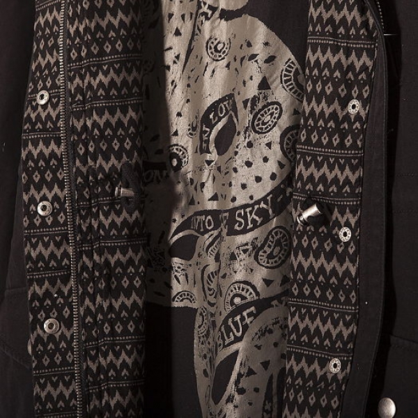 WAY by IKKS 100% jacket summer parka noir ---size S/14y left only---