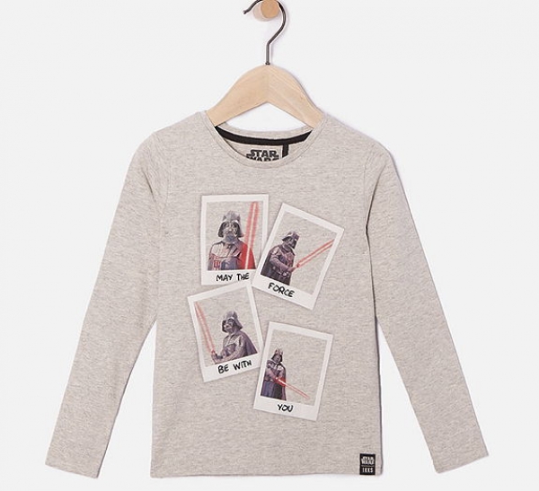 IKKS actua Star Wars® Edition longsleeve "Darth Vader" gris chine