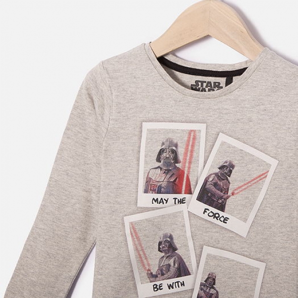 IKKS actua Star Wars® Edition longsleeve "Darth Vader" gris chine