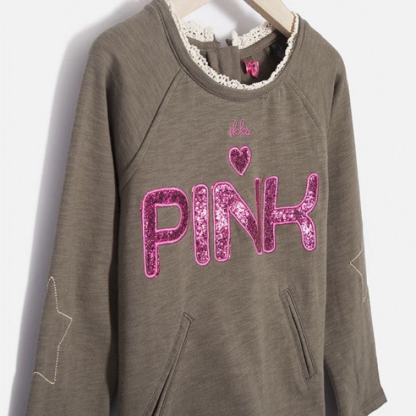 IKKS Nomad Chic sweatshirt "PINK" taupe