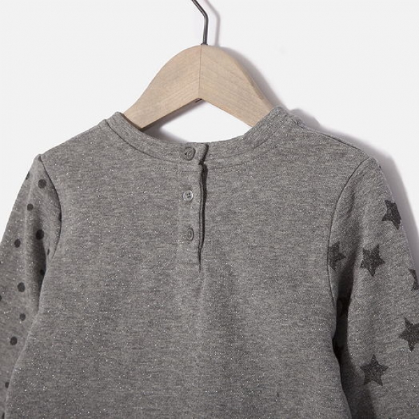 IKKS Neon Bitume sweatshirt gris chiné