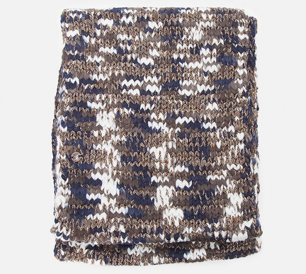WAY by IKKS Campus knitted loop scarf/tube dark blue