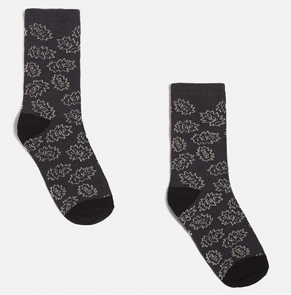 IKKS garcon city black pack of 2 socks noir-rayé