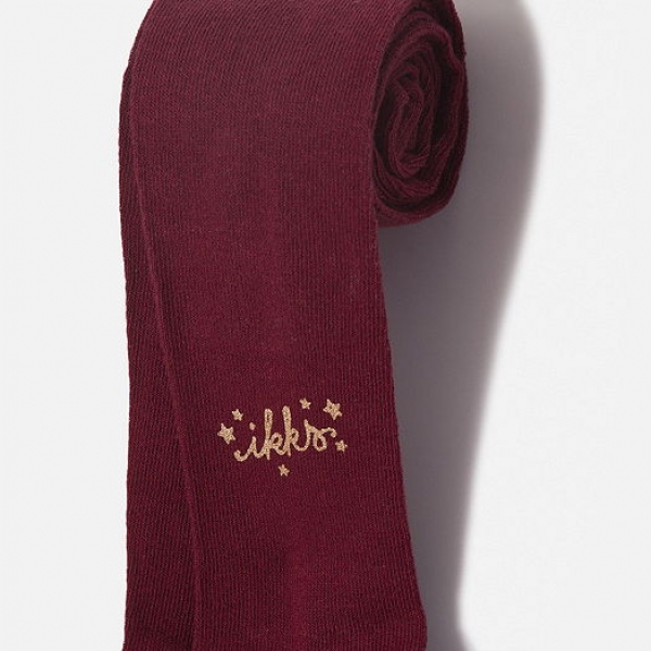 IKKS cargo logo tights bordeaux