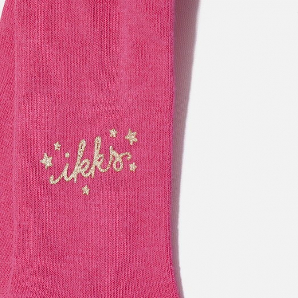 IKKS Nomad Chic logo tights rose vif