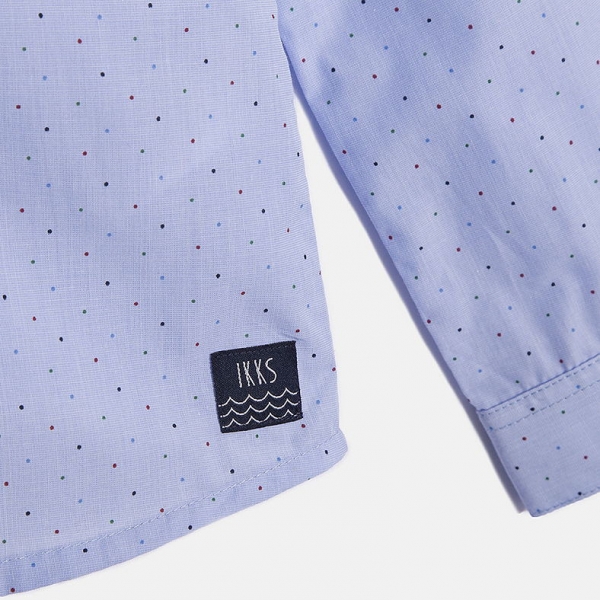 IKKS garcon exklusive Mint Mood Hemd bleu ciel