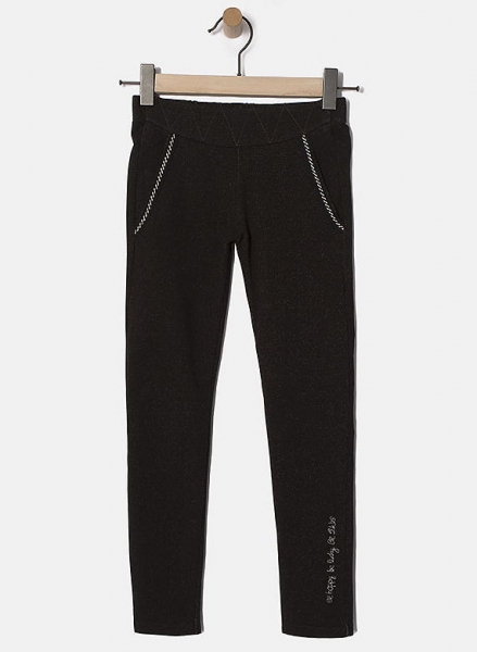 IKKS city road Treggings noir