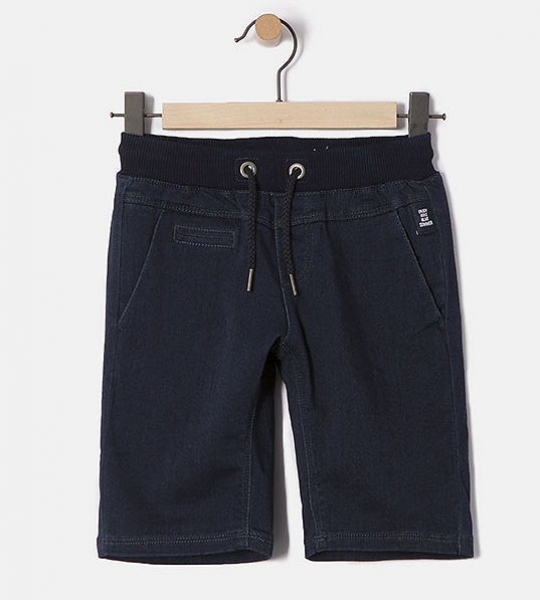 IKKS garcon cargo Jogg-Denim Schlupf-Bermuda bleu canard