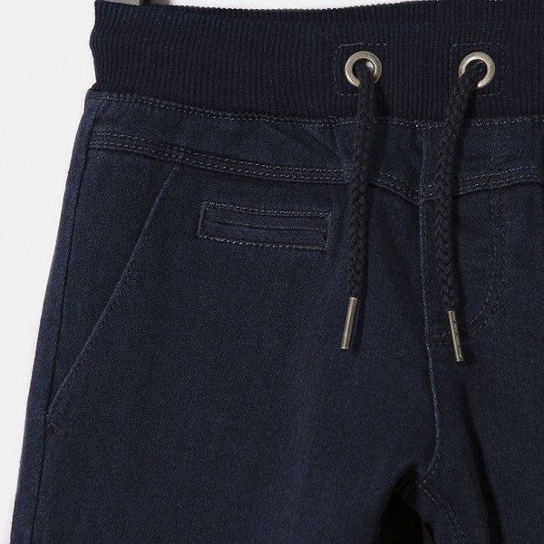 IKKS garcon cargo Jogg-Denim Schlupf-Bermuda bleu canard