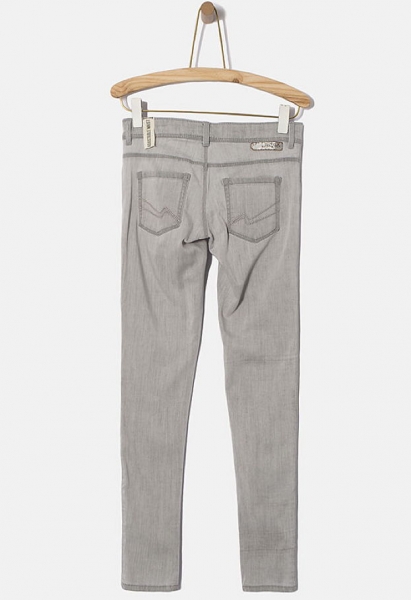 WAY by IKKS city black skinny denimpants white grey