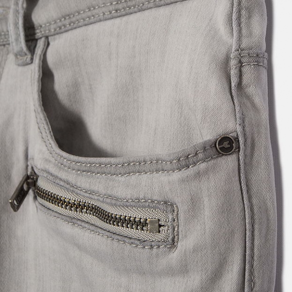 WAY by IKKS city black skinny denimpants white grey