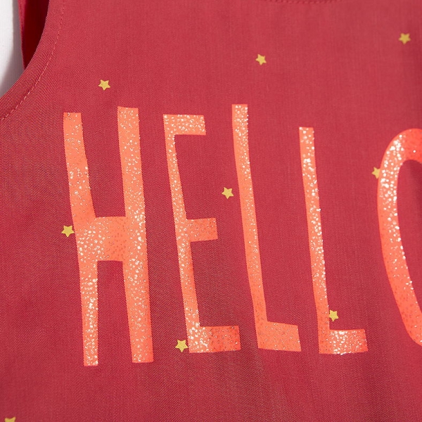 IKKS summer road 2Teiler "Hello" corail foncé