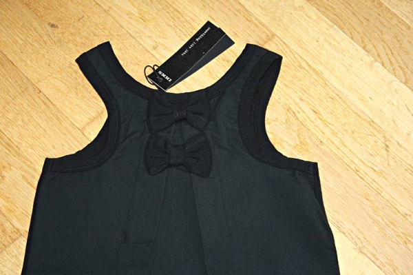 IKKS city black sleeveless a-line top noir