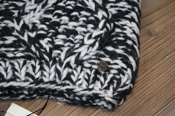 WAY by IKKS Girly Biker knitted hat gris chiné