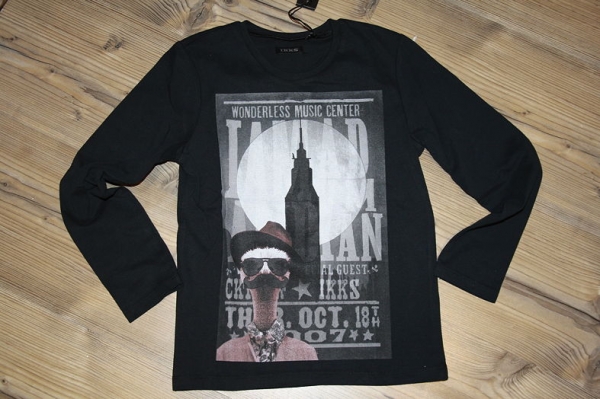 IKKS garcon city in Brooklyn longsleeve noir autruche