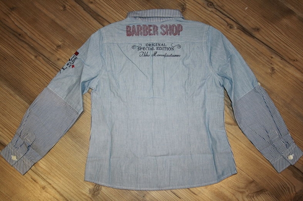 IKKS garcon city in Brooklyn shirt indigo rayures