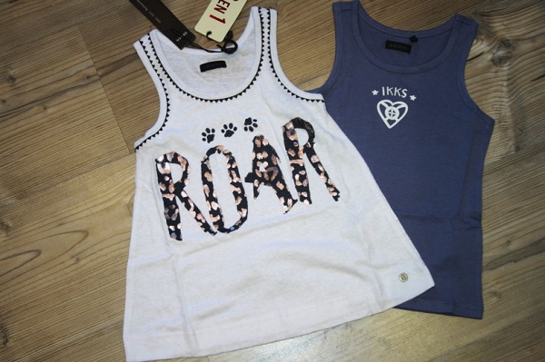 IKKS cargo 2in1 tanktop "ROAR" blanc optique