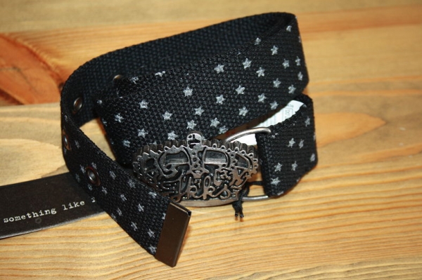 IKKS city black belt noir imprimé étoiles