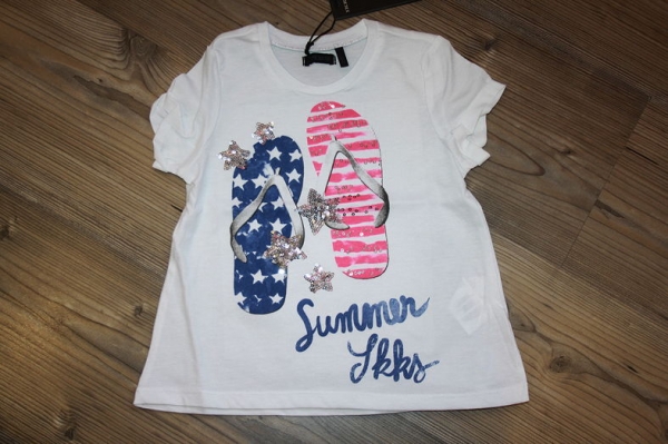 IKKS back to summer t-shirt blanc tongs