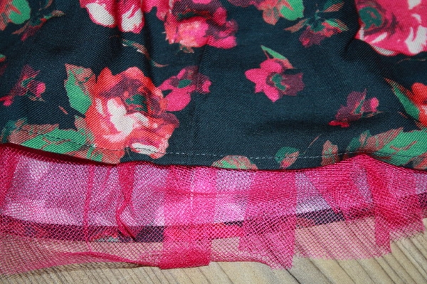 IKKS Nomad Chic layered skirt dusty rose