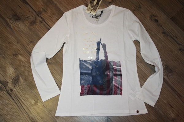 WAY by IKKS Campus longsleeve blanc casse