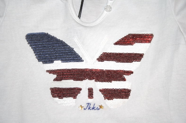 IKKS cargo butterfly tee blanc